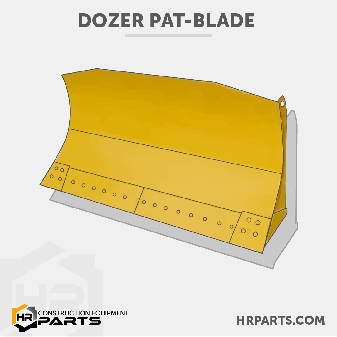 An illustration shows a PAT-Blade for a bulldozer.