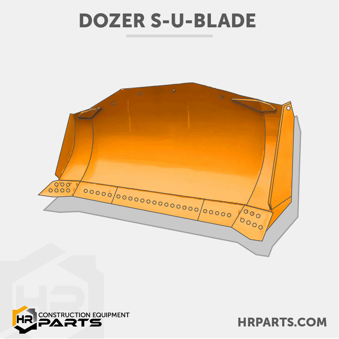 An illustration shows an S-U-Blade for a bulldozer.