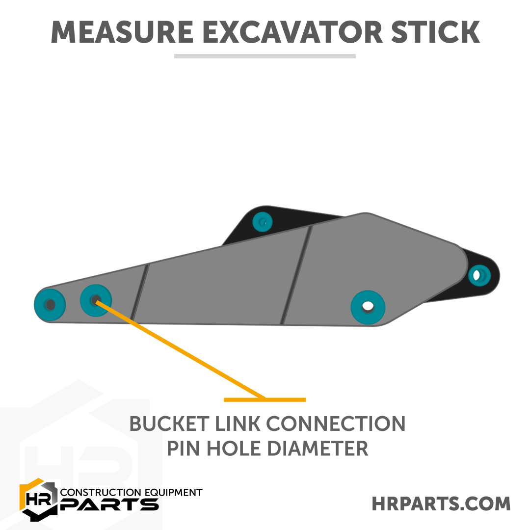 Bucket link pin hole diameter.