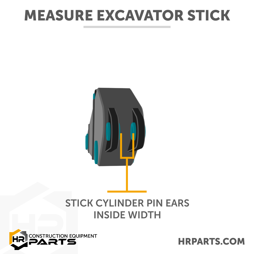 stick cylinder pin ears inside width