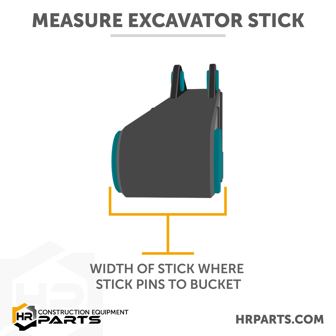 stick width at bucket
