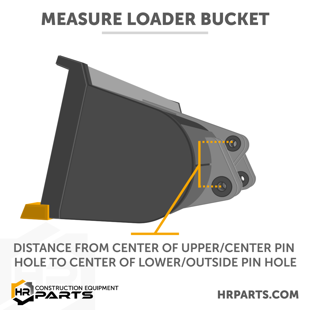 upper pin hole to lower pin hole