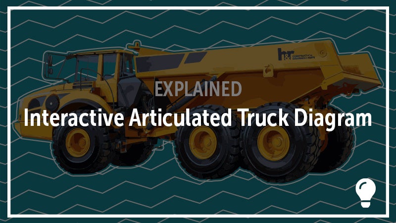 A header shows the outline of an articulated truck