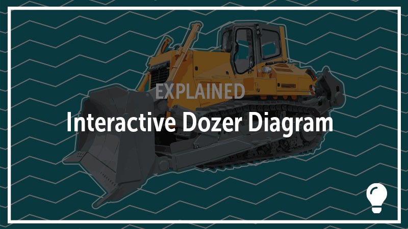 A header shows the outline of a dozer.