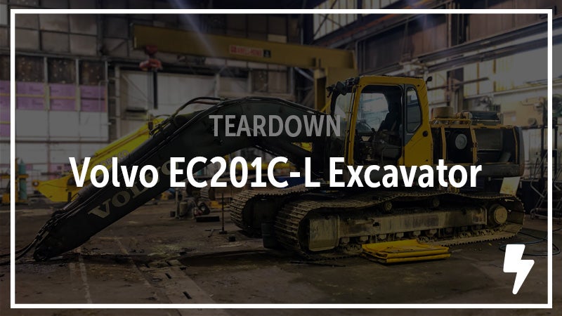 Volvo EC210C L Excavator Salvaged. See the Parts.