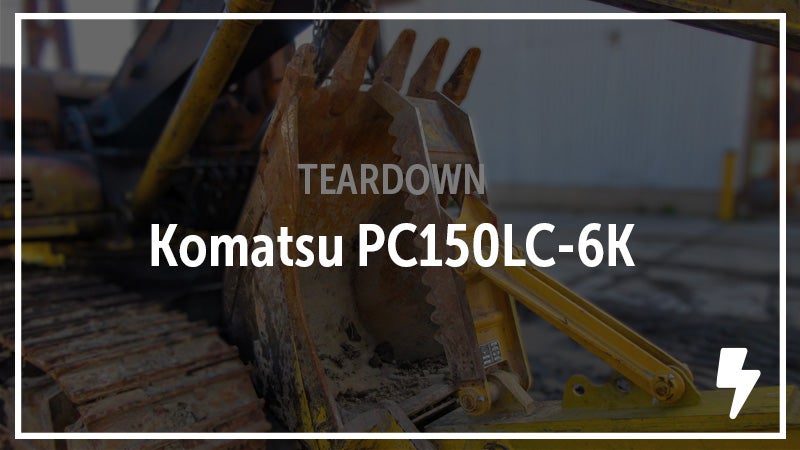 Komatsu PC150LC-6K Salvaged. See the Parts.