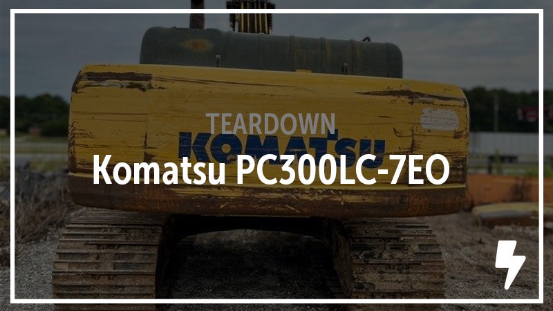 Komatsu PC300LC-7E0 Excavator Salvaged. See the Parts.