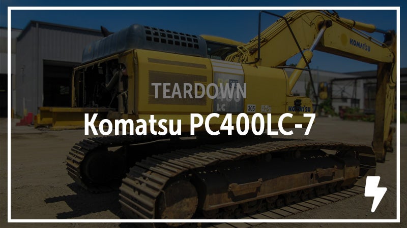 Komatsu PC400LC-7 Excavator Salvaged. See the Parts.