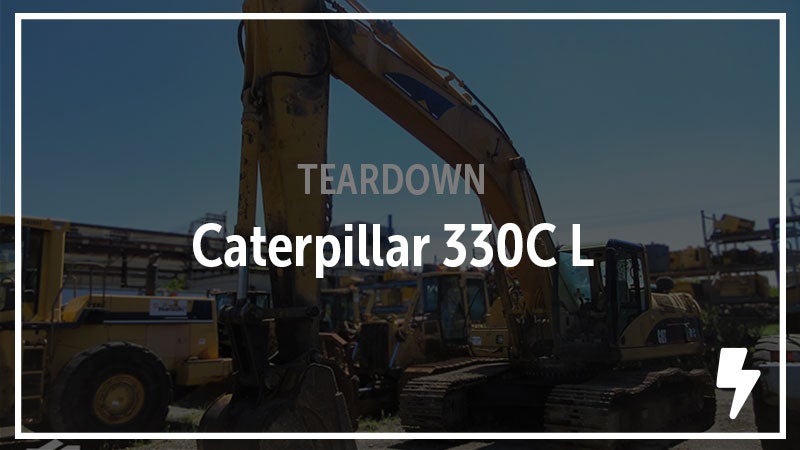 Caterpillar 330C L Excavator Salvaged. See the Parts.