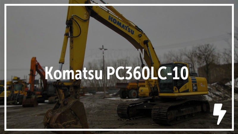 Komatsu PC360LC-10 Excavator Salvaged. See the Parts.