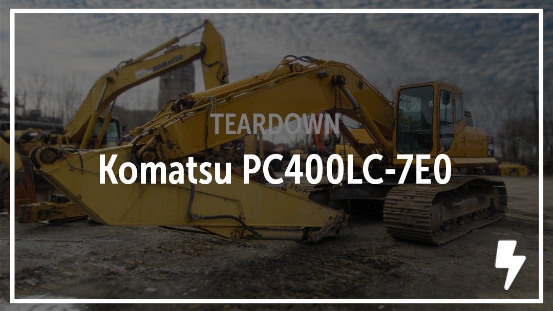 Komatsu PC400LC-7E0 Excavator Salvaged. See the Parts.
