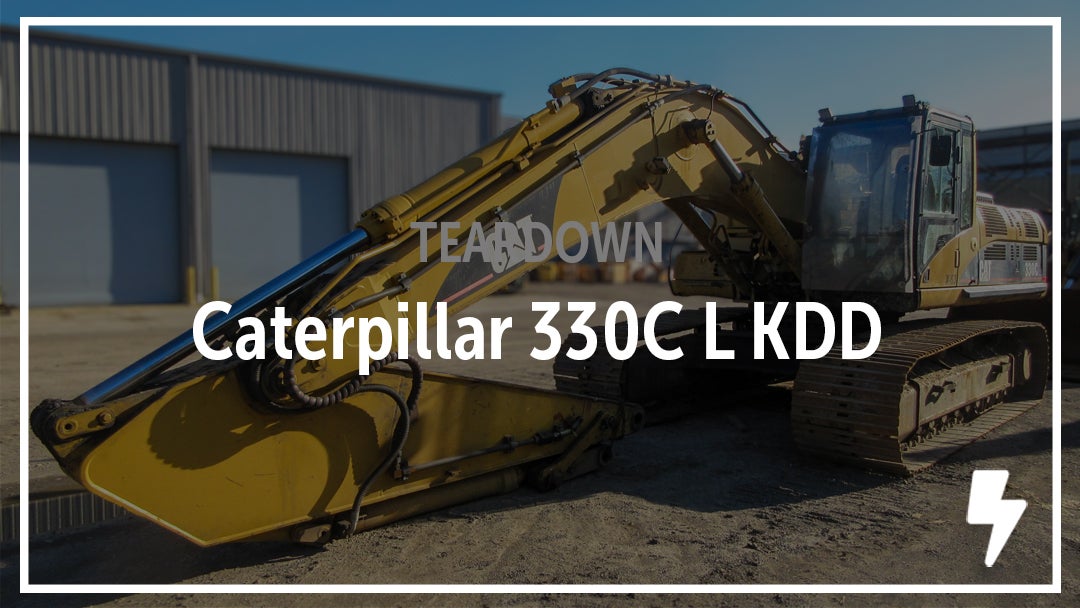 Caterpillar 330C L KDD Excavator Salvaged. See the Parts.
