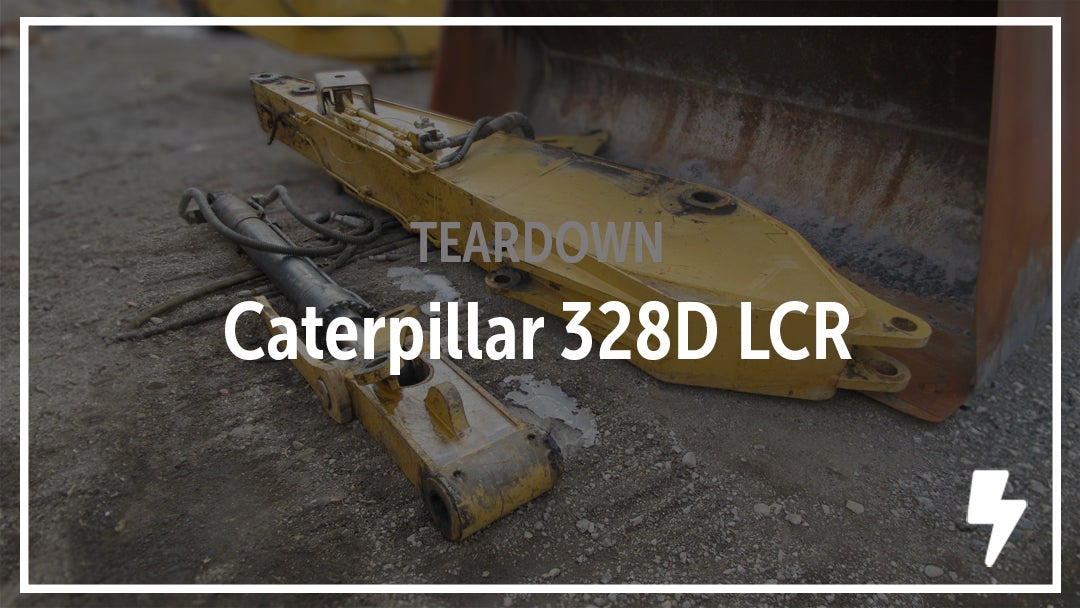 Caterpillar 328D LCR Excavator Salvaged. See the Parts.