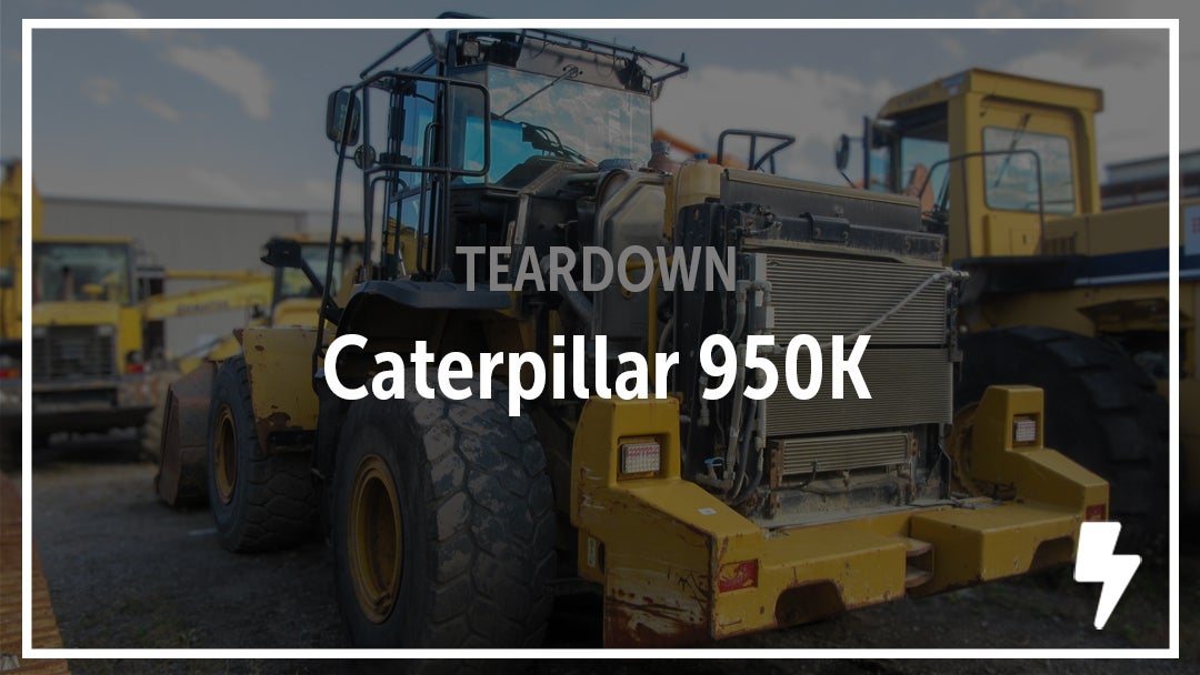 Caterpillar 950K Wheel Loader Salvaged. See the Parts.