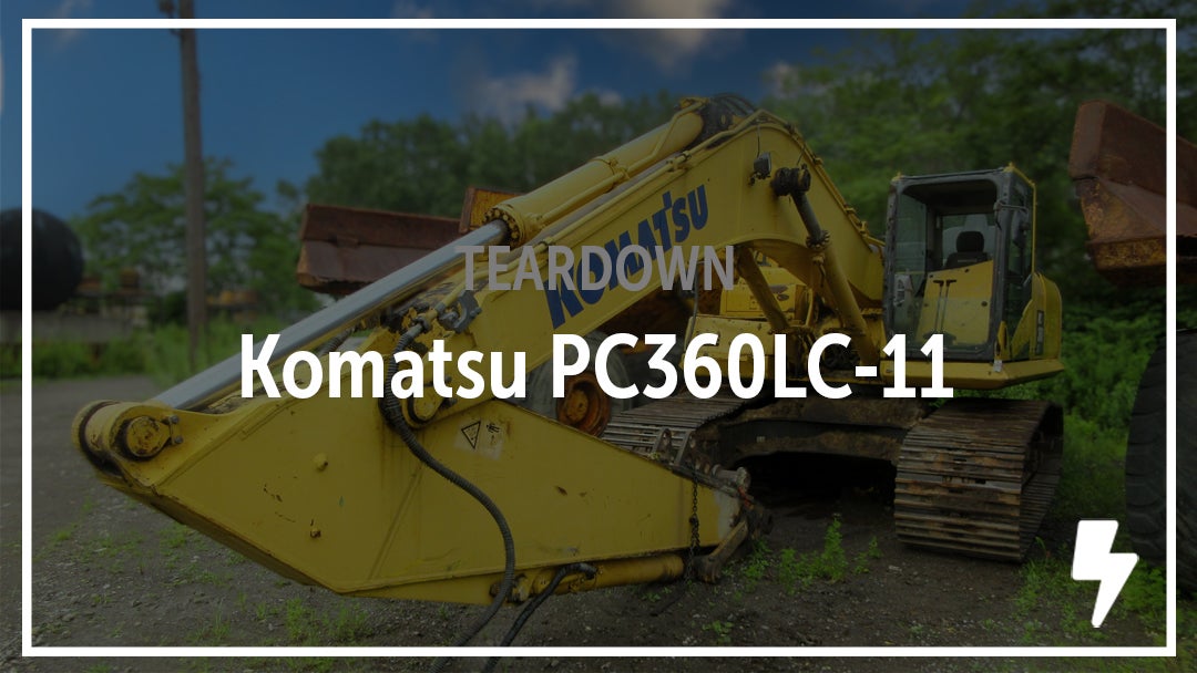 Komatsu PC360LC-11 Excavator Salvaged. See the Parts.