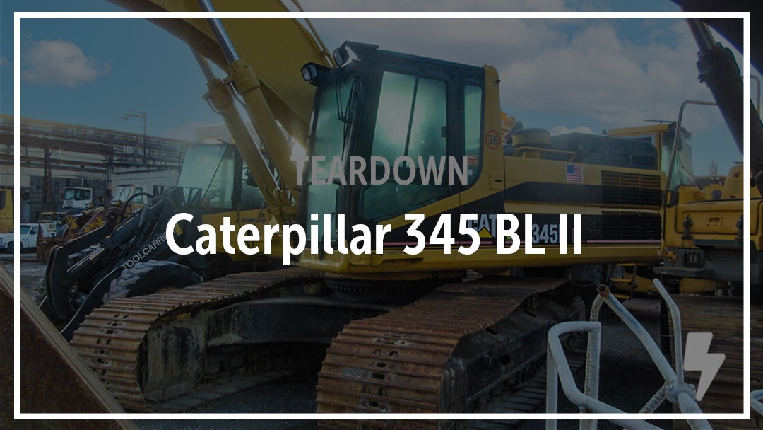 Caterpillar 345BL II Excavator Salvaged. See the Parts.