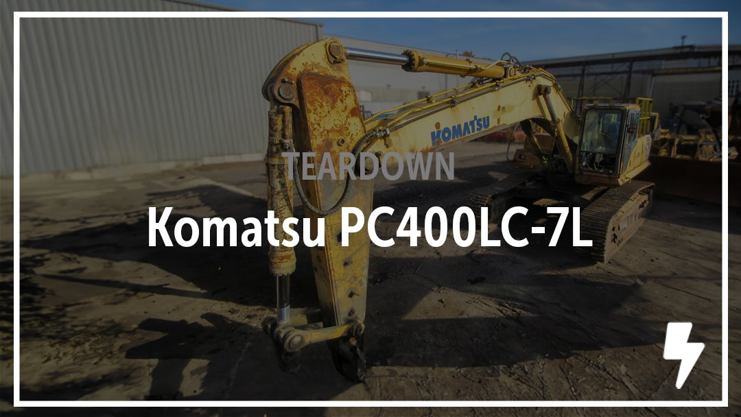 Komatsu PC400LC-7L Excavator Salvaged. See the Parts.