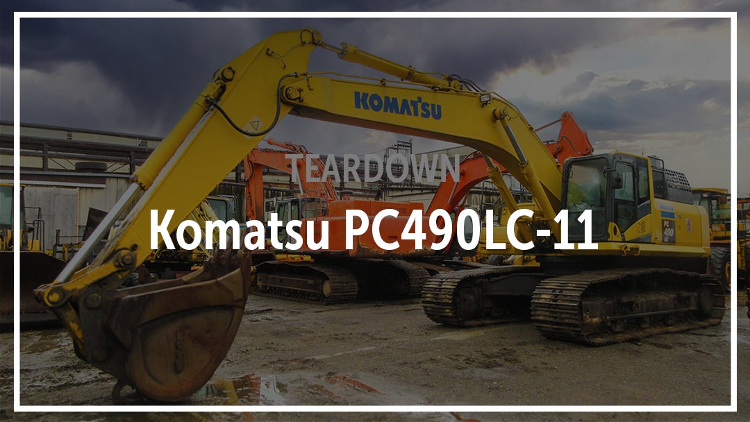 Komatsu PC490LC-11 Excavator Salvaged. See the Parts.