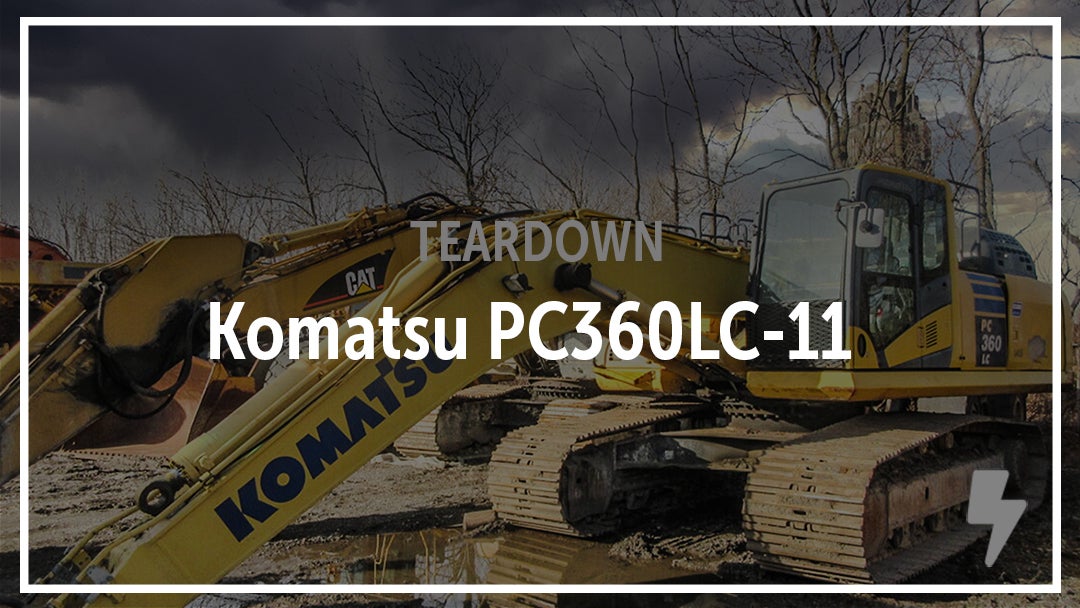 Komatsu PC360LC-11 Excavator Salvaged. See the Parts.