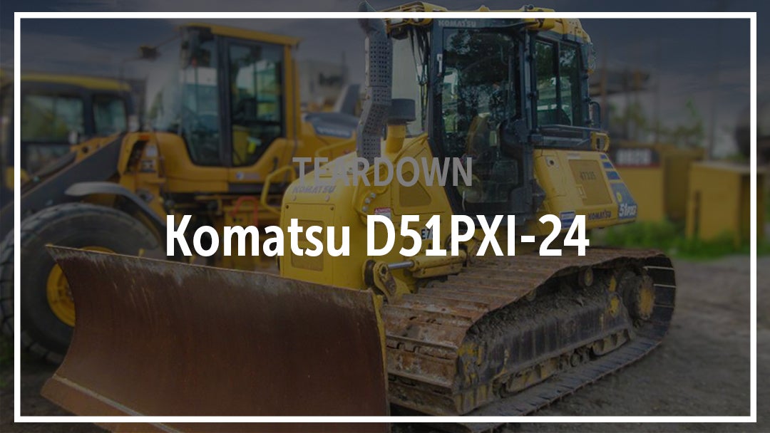 Komatsu D51PXI-24 Dozer Salvaged. See the Parts.