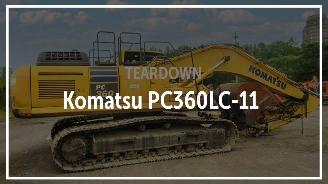 Komatsu PC360LC-11 Excavator Salvaged. See the Parts.