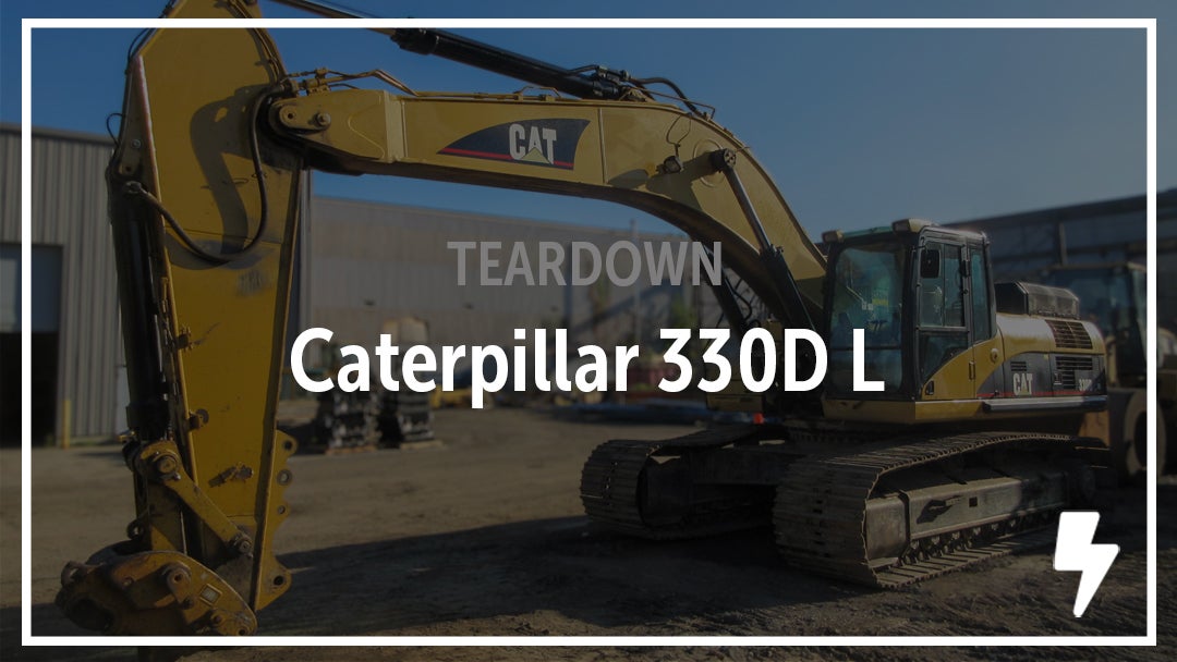Caterpillar 330D L Excavator Salvaged. See the Parts.