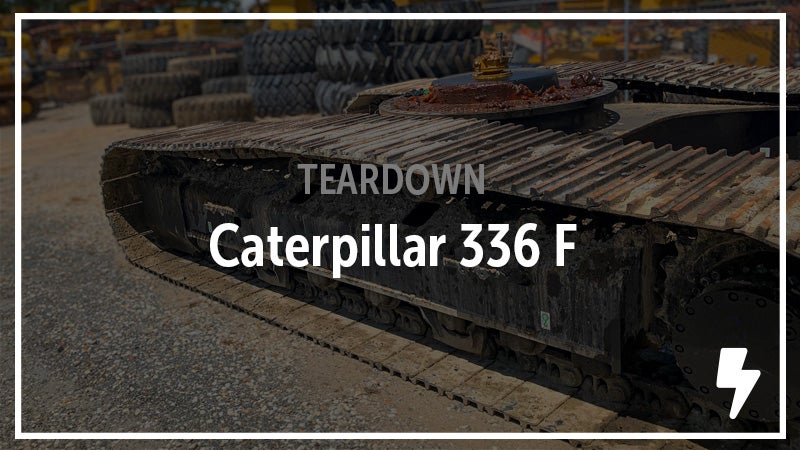 Caterpillar 336F Excavator (Lower Half) Salvaged. See the Parts.