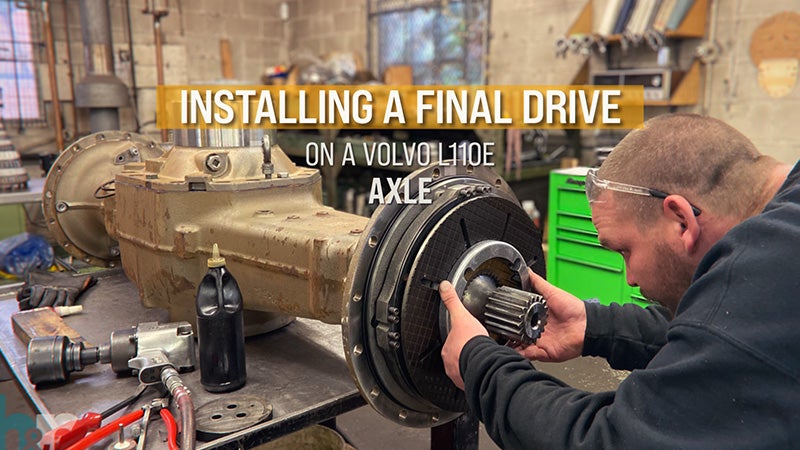 Installing a Final Drive: Volvo L110E