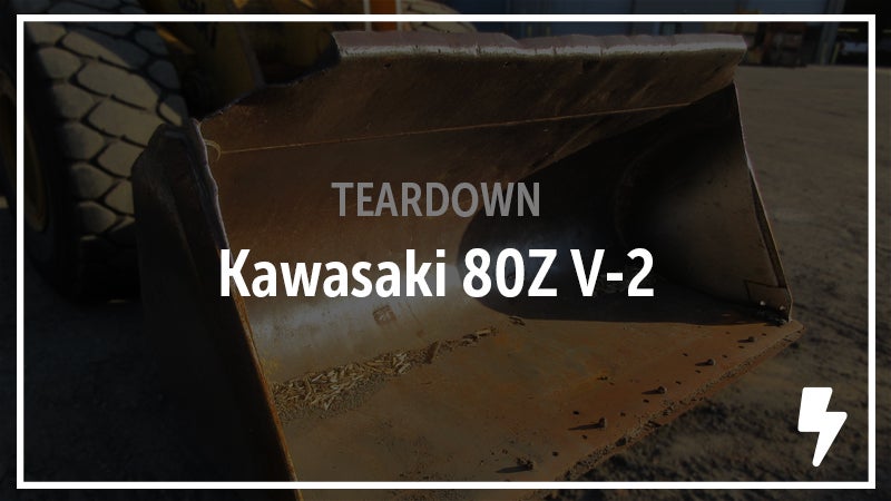 Kawasaki 80Z V-2 Wheel Loader Salvaged. See the Parts.