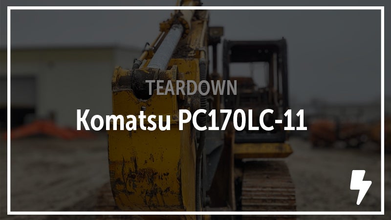 Komatsu PC170LC-11 Excavator Salvaged. See the Parts.