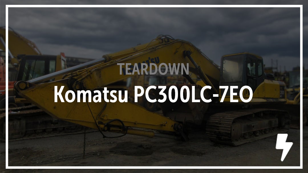 Komatsu PC300LC-7E0 Excavator Salvaged. See the Parts.