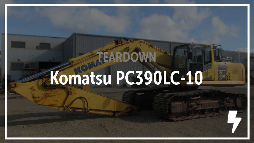 Komatsu PC390LC-10 Excavator Salvaged. See the Parts.