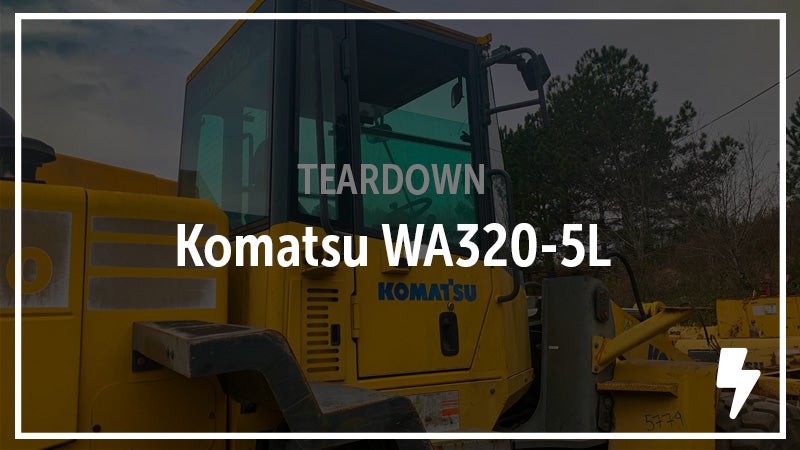 Komatsu WA320-5L Wheel Loader Salvaged. See the Parts.