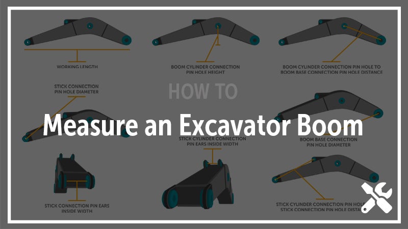 How to Measure an Excavator Boom with Excavator Boom Diagram