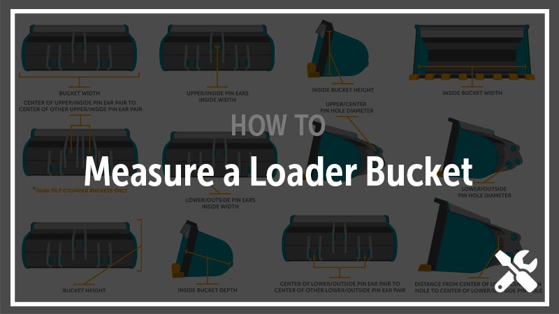 How to Measure a Loader Bucket with Loader Bucket Diagram