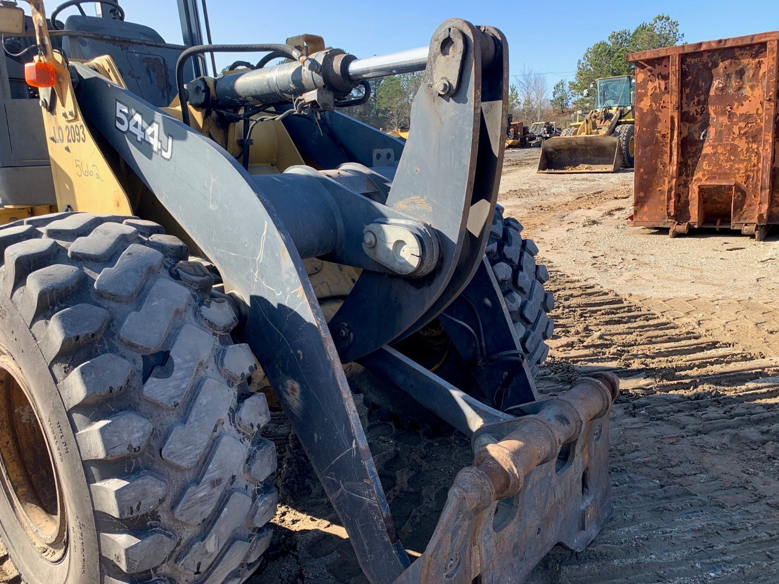 John Deere 544J dismantled machine photo 7