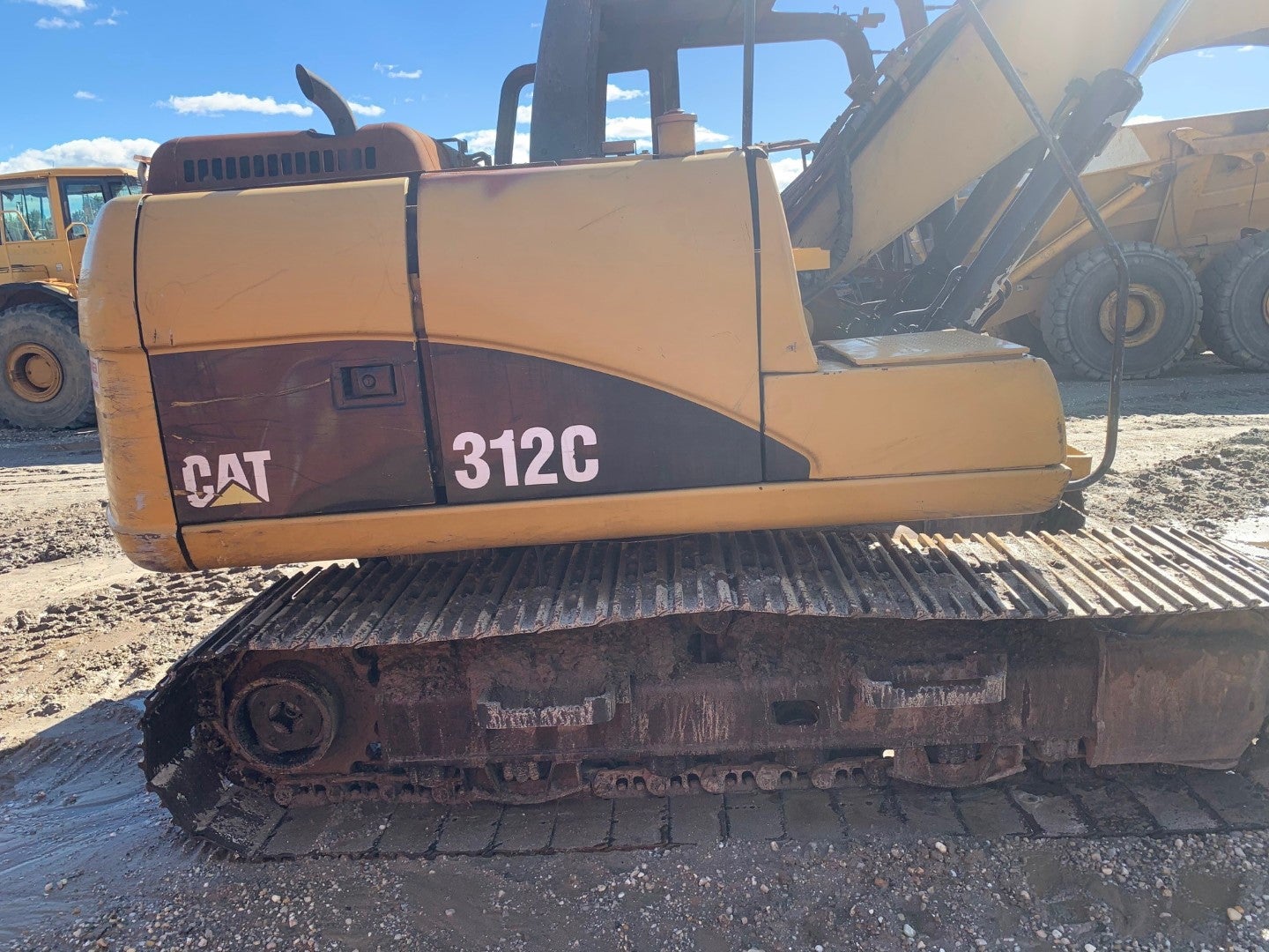 Caterpillar 312C L teardown machine photo 1